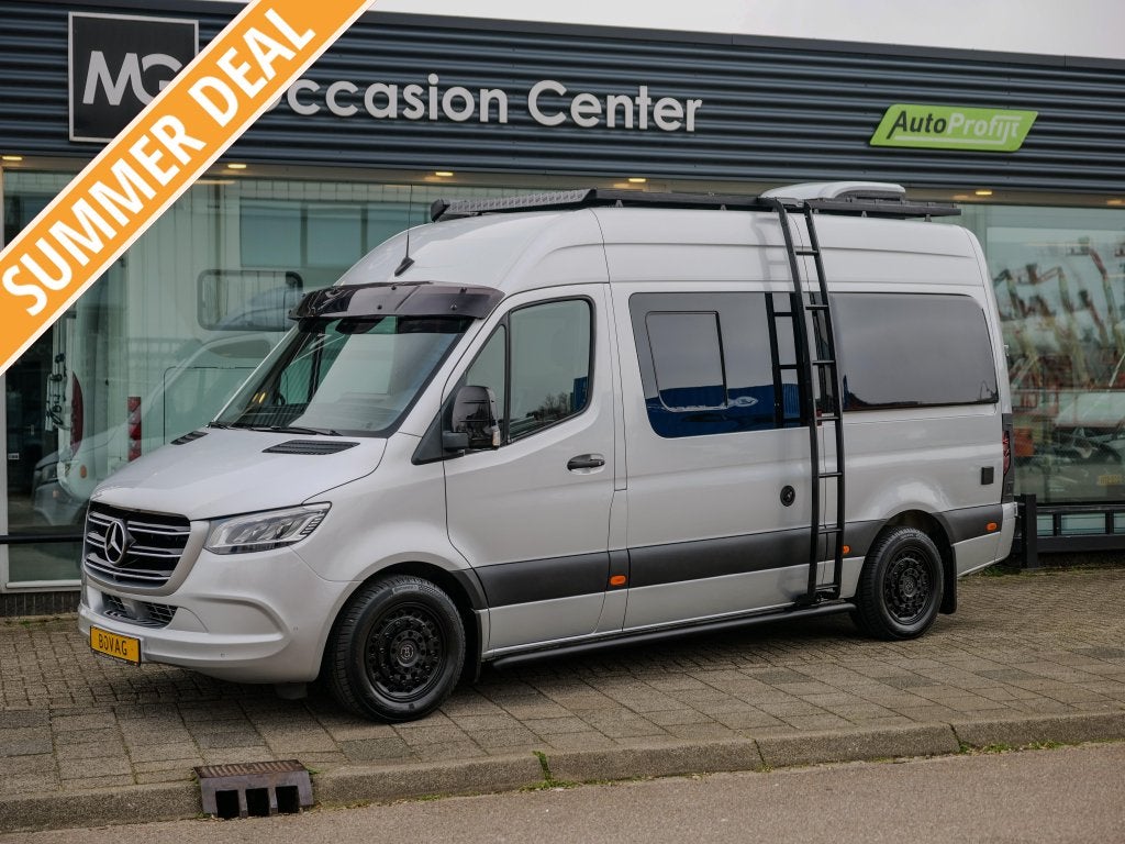 Mercedes-Benz Sprinter 316 CDI 2X AIRCO BOM VOL OFF GRID, Caravans en Kamperen, Campers, Automaat, Chemisch toilet, Startonderbreker