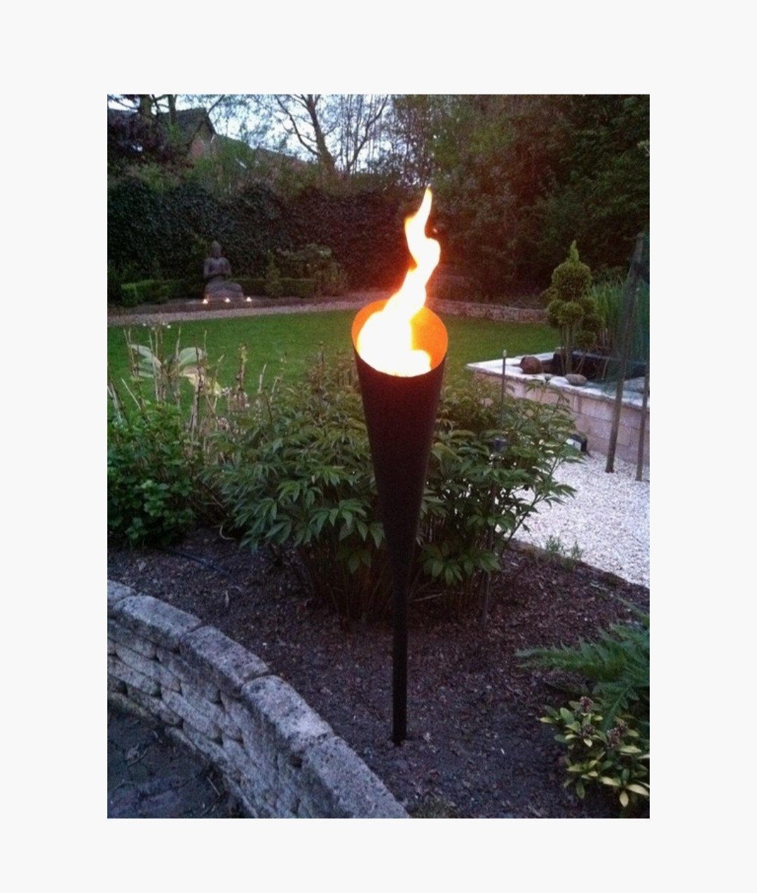 Nieuwe Gardenflame Bio-Ethanol Tuinfakkel met Afdekhoes, Tuin en Terras, Ophalen of Verzenden