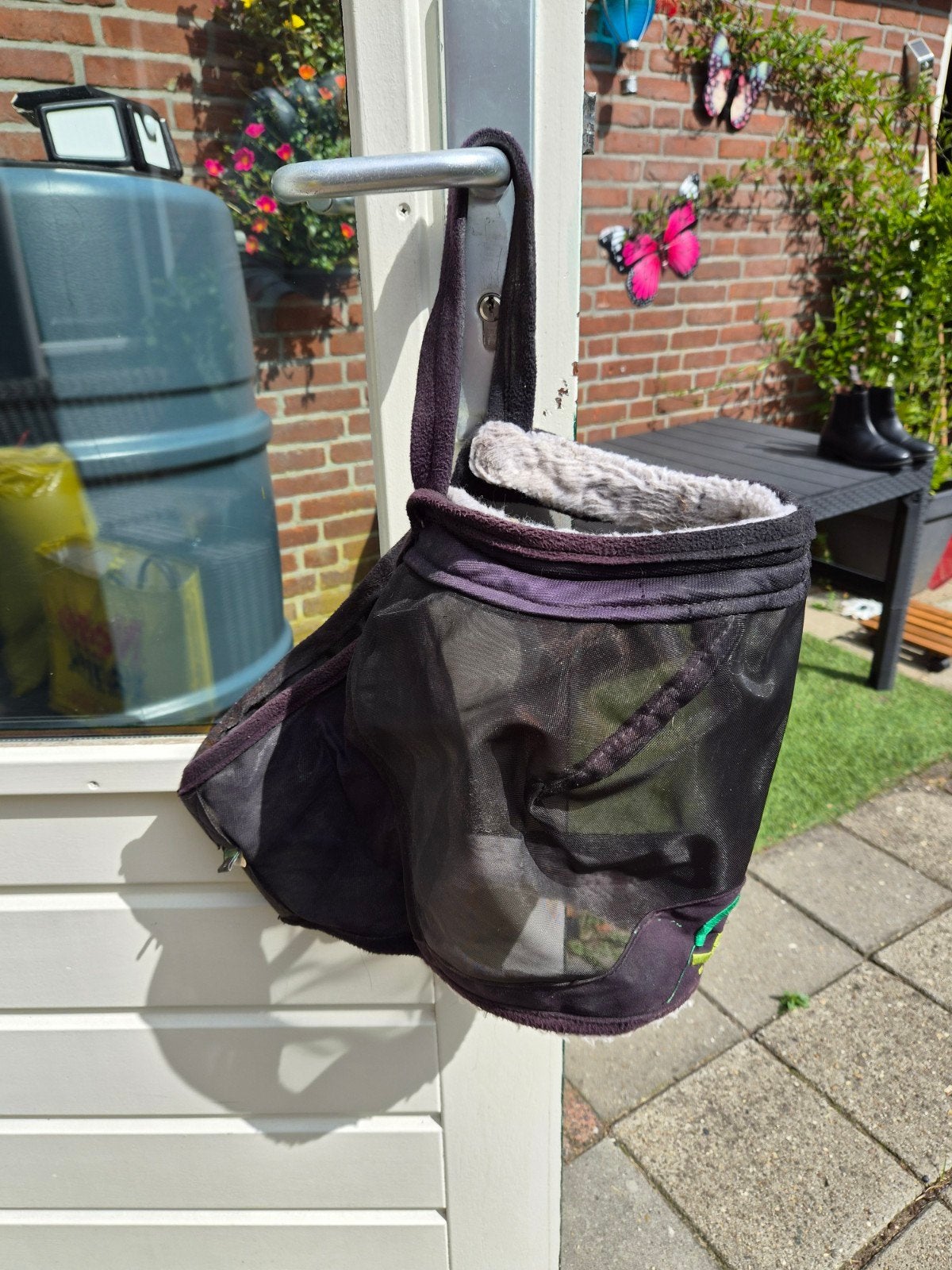 vliegenmasker maat full, Dieren en Toebehoren, Ophalen of Verzenden, Gebruikt