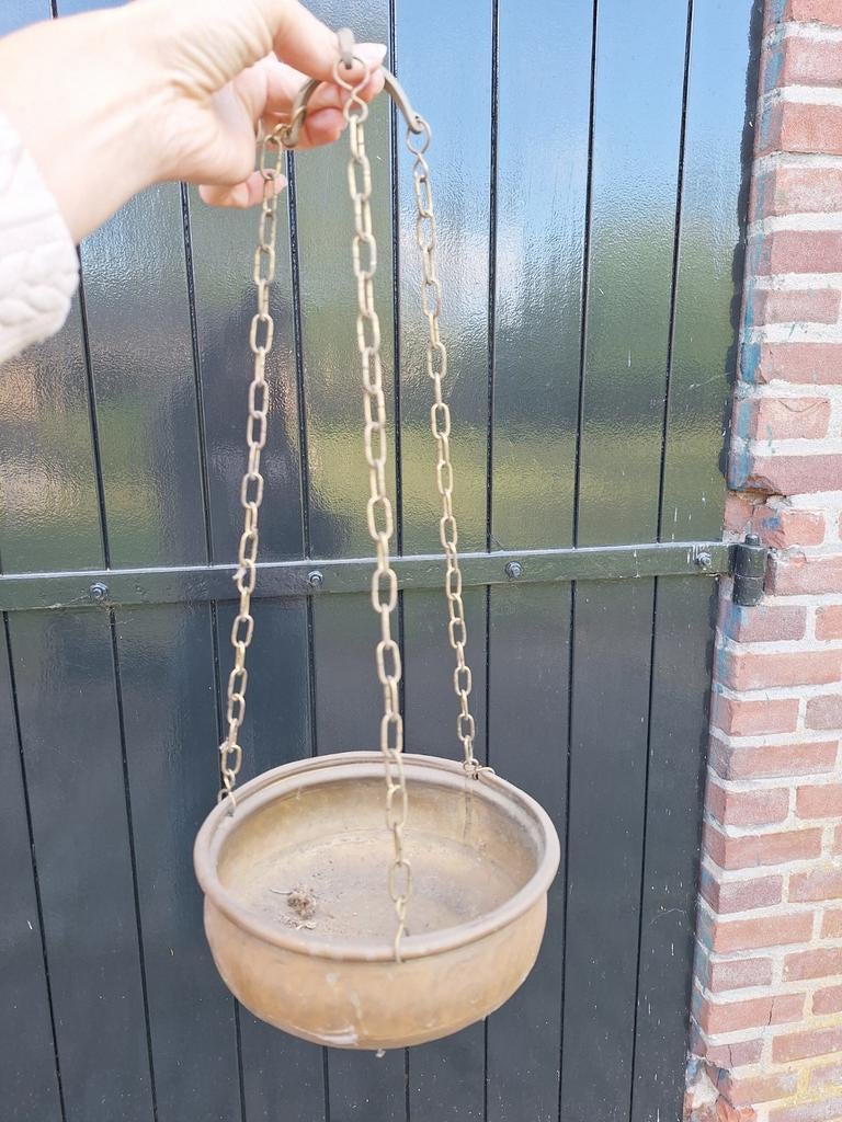Messing schaal (diameter 19 cm), Ophalen of Verzenden, Rond, Minder dan 30 cm