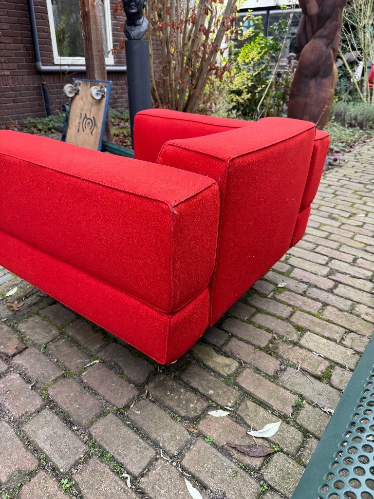 2x Cassina Reef fauteuils draaibaar Italiaans Design loungen, Ophalen, Modern Tijdloos Chique, 75 tot 100 cm, Zo goed als nieuw