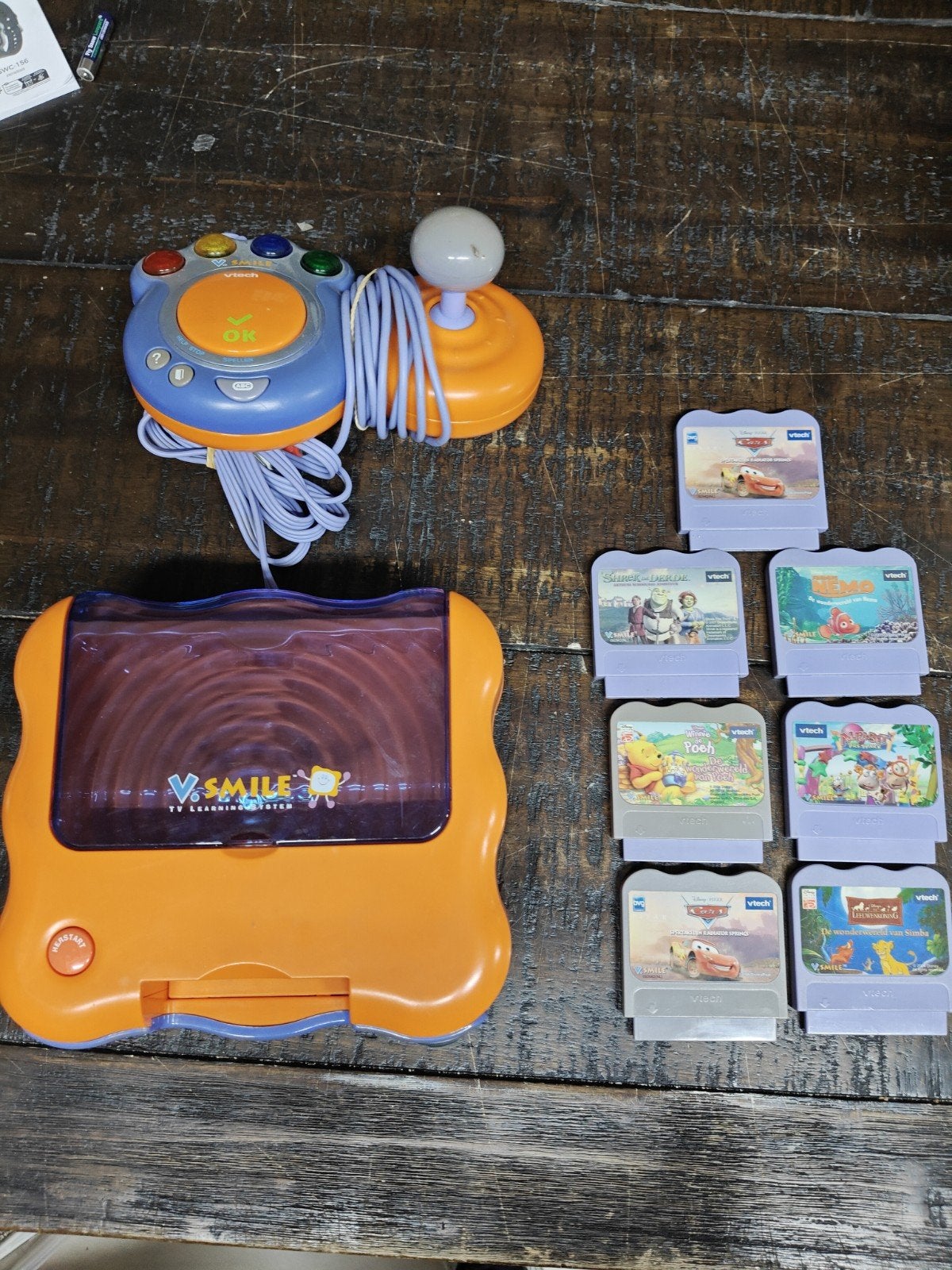 VTech V.Smile TV Learning System met 7 Spellen, Gebruikt, Info.nl@vtech.com, VTech Electronics Europe B.V., Zonnebaan 9, 3542 EB Utrecht, Nederland