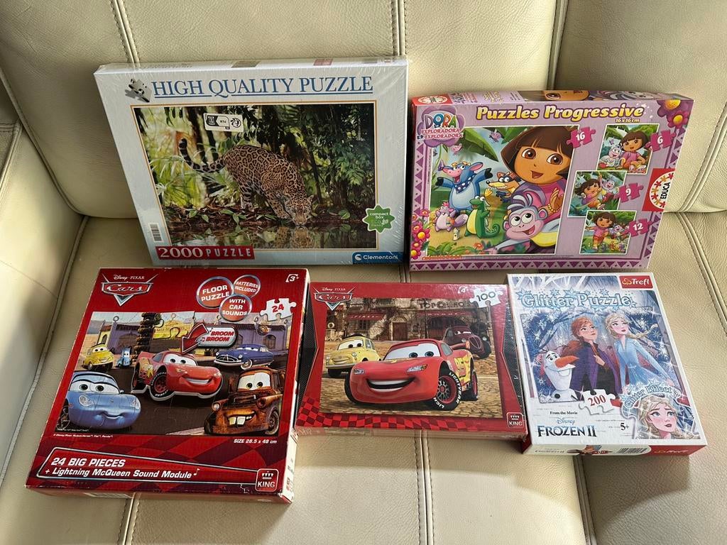 Puzzels, Kinderen en Baby's, Speelgoed | Kinderpuzzels, Ophalen of Verzenden, Meer dan 50 stukjes, Zo goed als nieuw