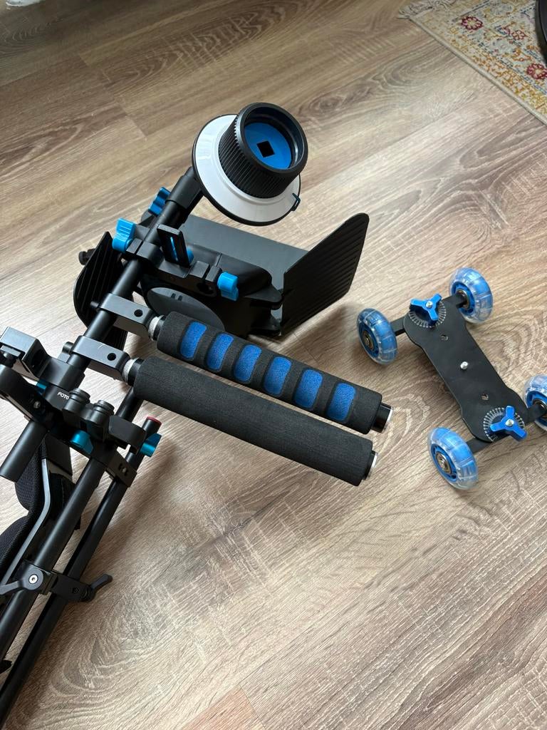 Professionele Camera Rig met Dolly voor Stabilisatie, Overige typen, Overige soorten, Minder dan 8x, Zo goed als nieuw