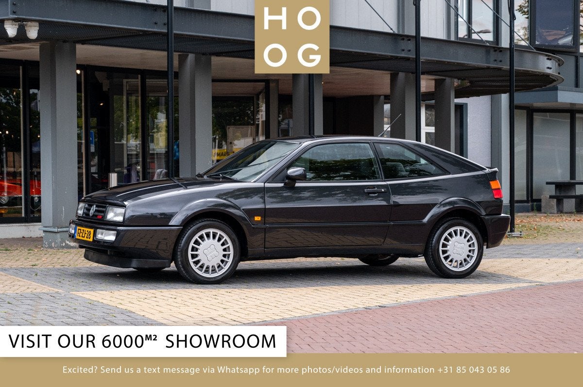 Volkswagen Corrado 2.0 16V (bj 1993), Auto's, 4 cilinders, 4 stoelen, Zwart, Bedrijf