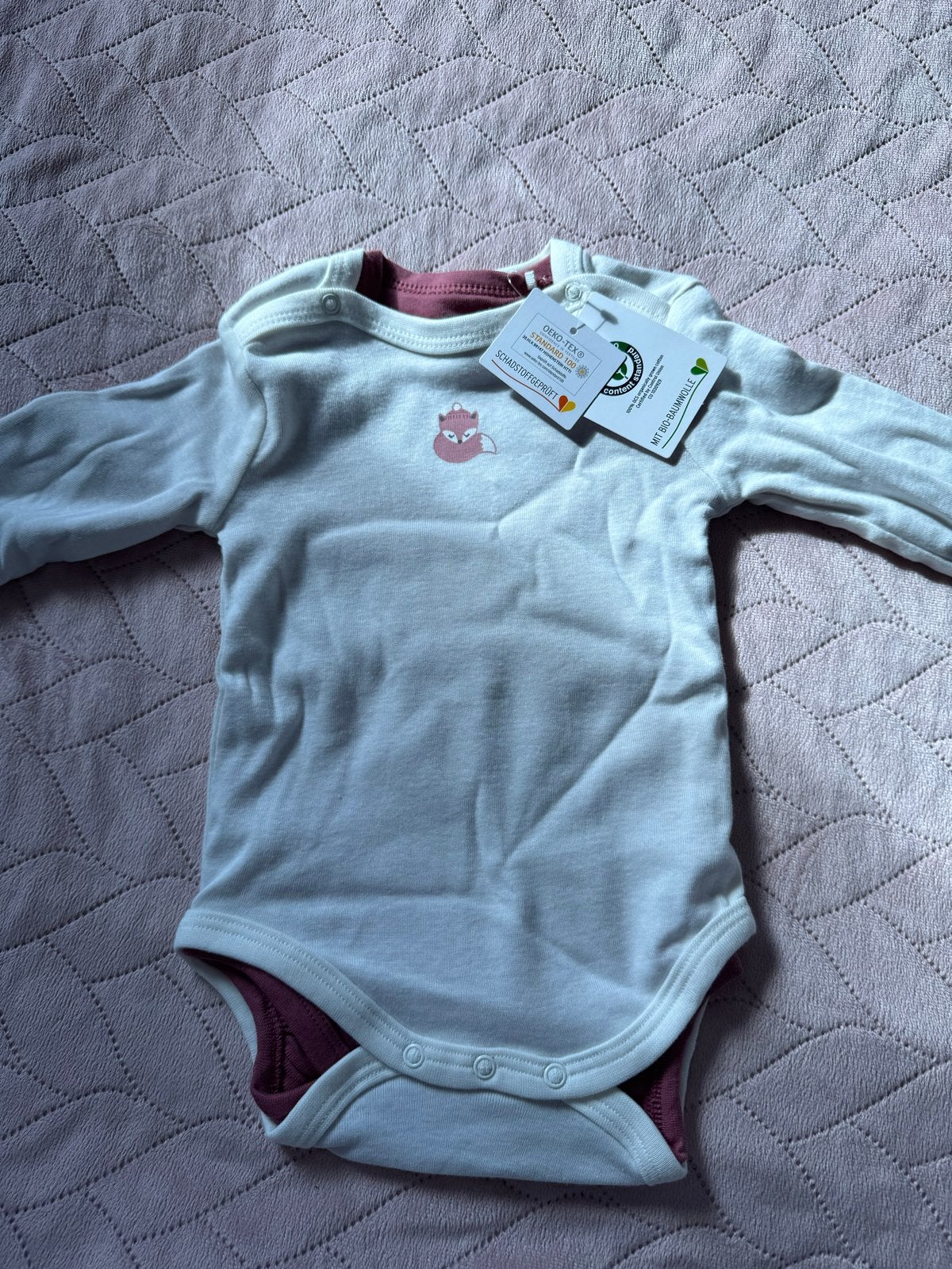 Nieuwe baby romper met vosje - OEKO-TEX gecertificeerd, Kinderen en Baby's, Babykleding | Overige, Ophalen of Verzenden, Nieuw