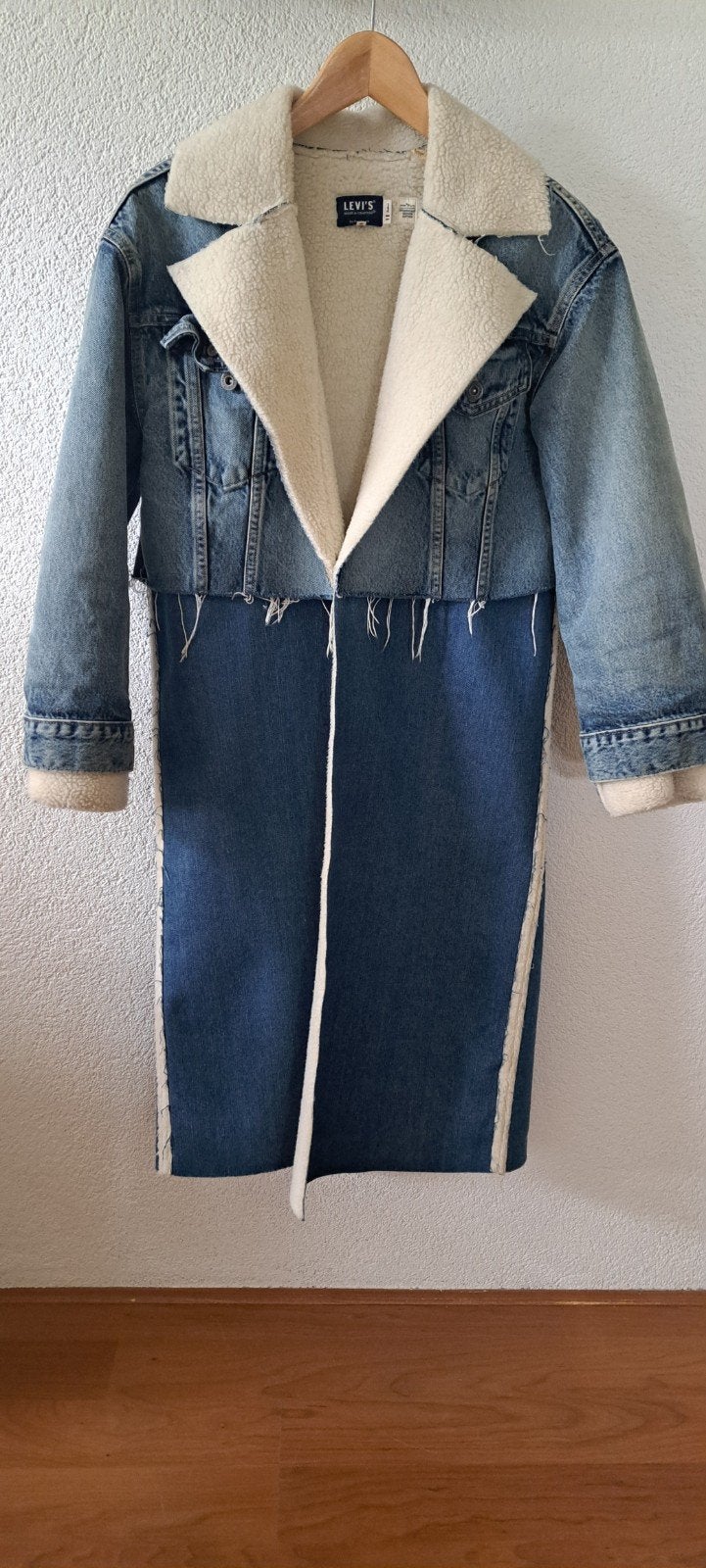 Levi's spijkerjas met teddy voering - Zo goed als nieuw, Blauw, Ophalen of Verzenden, Zo goed als nieuw, Maat 36 (S)