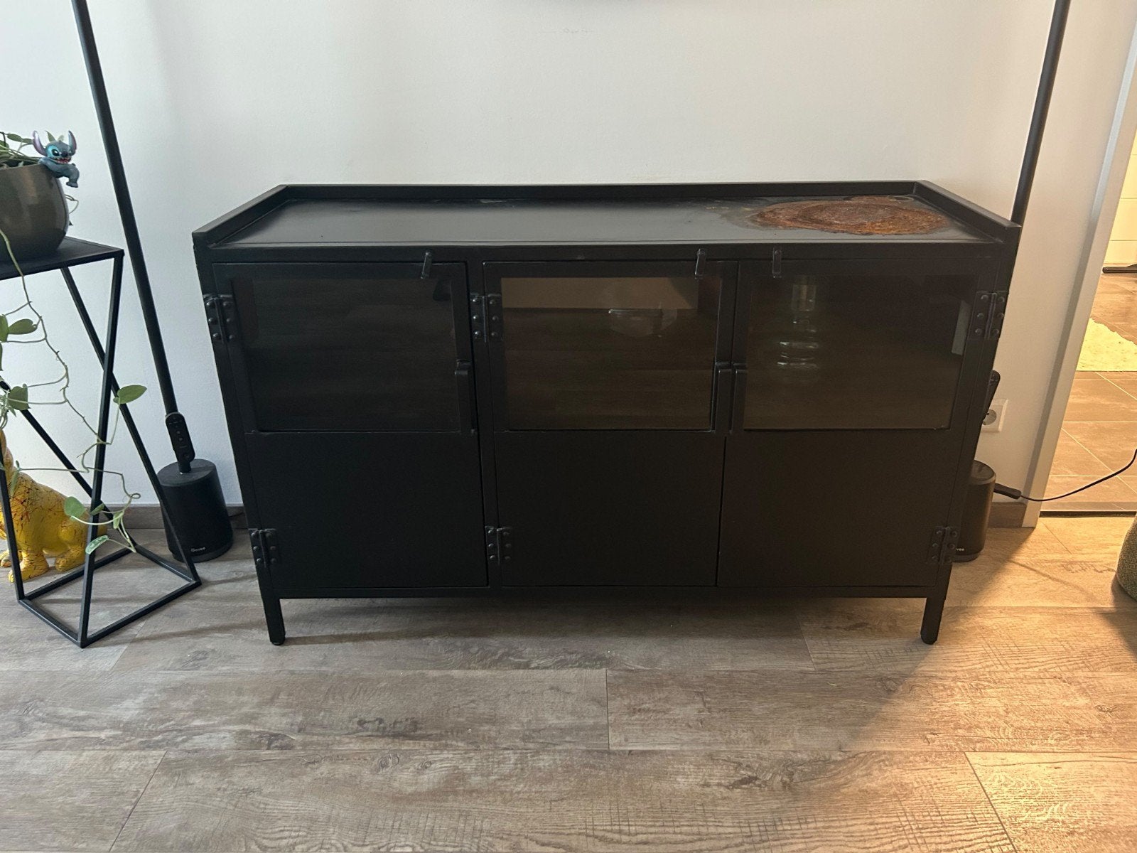 industriëel dressoir, Ophalen, Gebruikt, 25 tot 50 cm, Metaal