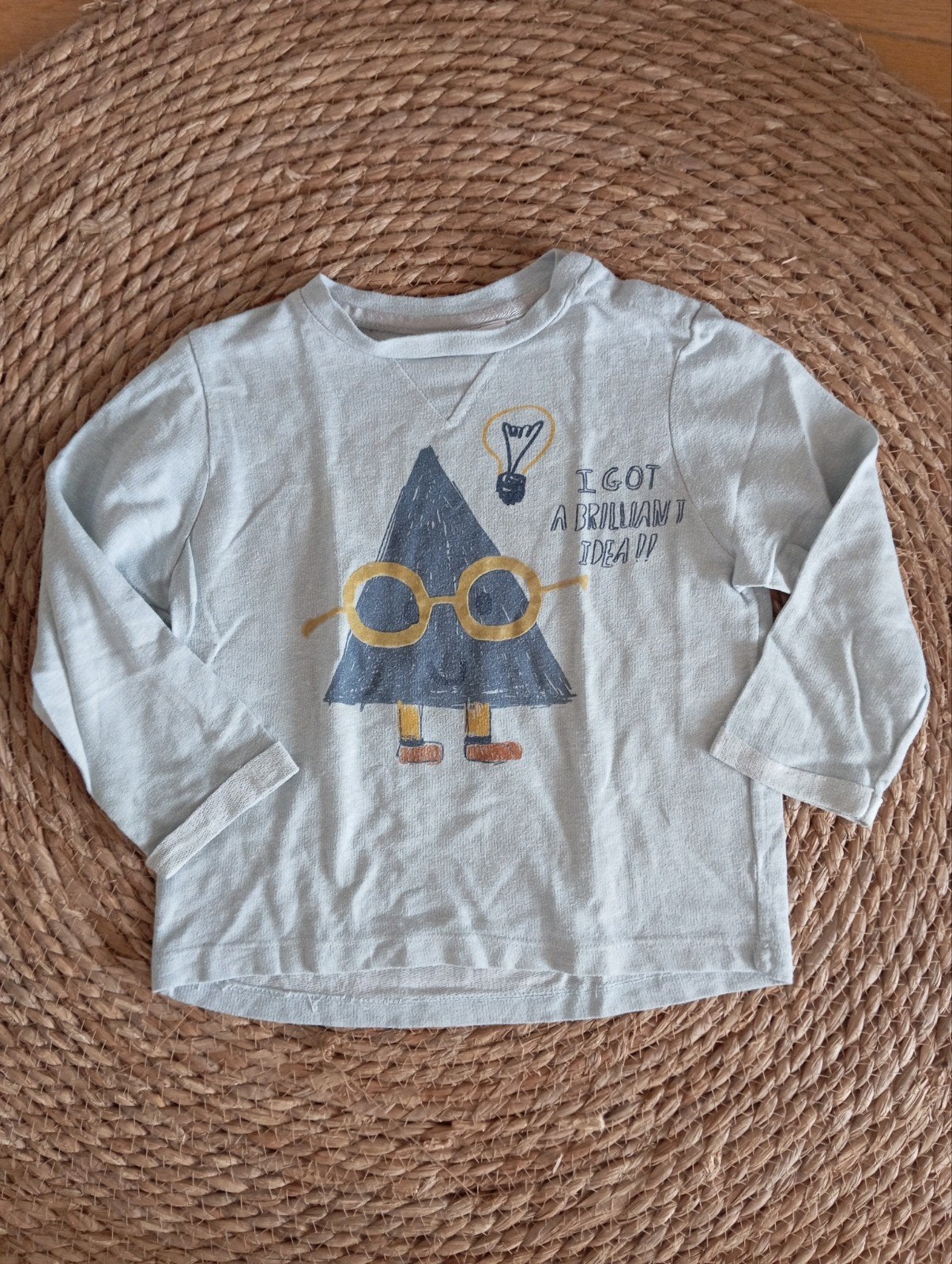 Zara trui 'I got a brilliant idea' maat 104, Ophalen of Verzenden, Zara, Jongen, Trui of Vest