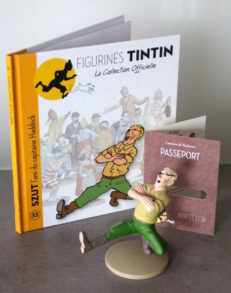 Moulinsart figurine n 33 Szut Tintin Hergé Kuifje, Verzenden, Kuifje, Zo goed als nieuw, Beeldje of Figuurtje