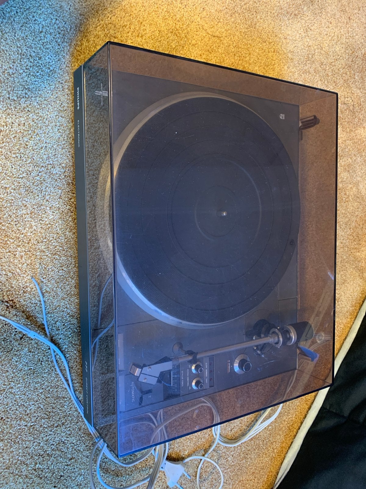 Philips electronic 777 Platenspeler - Direct control, Audio, Tv en Foto, Platenspelers, Ophalen, Philips, Gebruikt, Automatisch