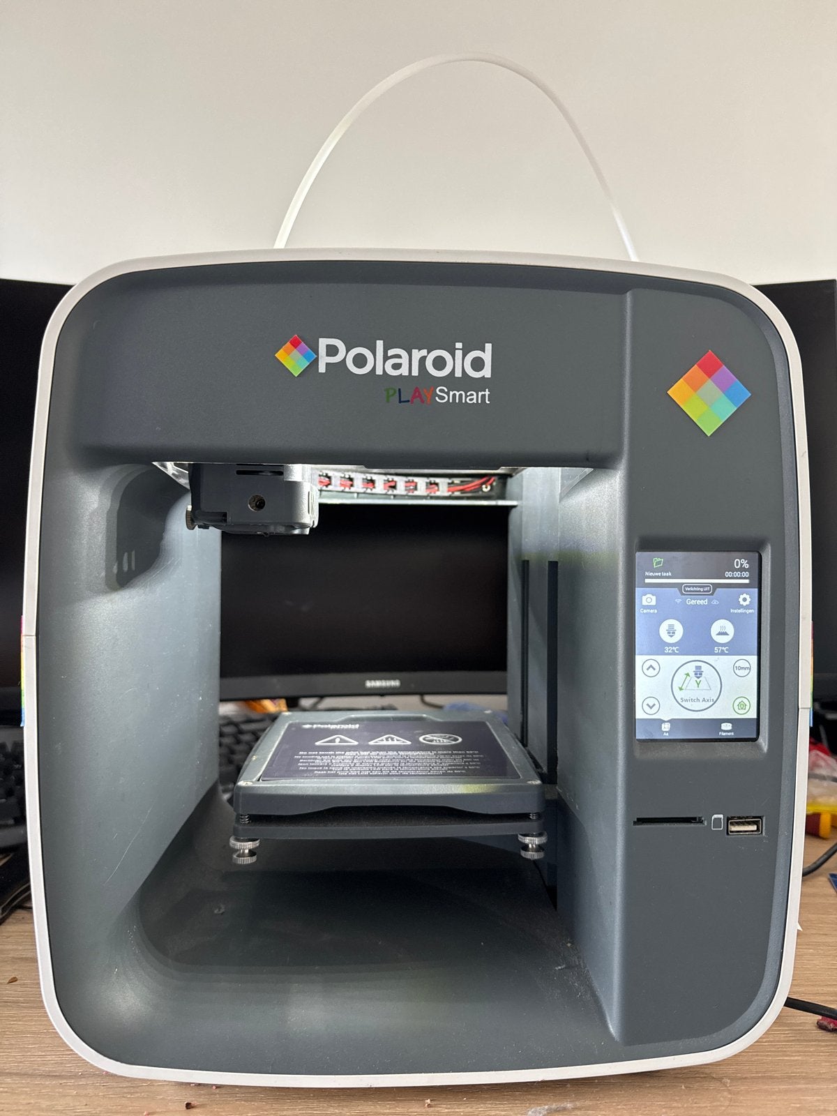 Polaroid PlaySmart 3D-printer met accessoires, Ingebouwde Wi-Fi, Ophalen of Verzenden, Zo goed als nieuw, Filament