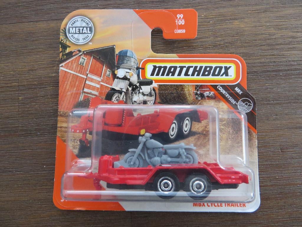 Matchbox MBX Motor Cycle Trailer, Ophalen of Verzenden, Nieuw