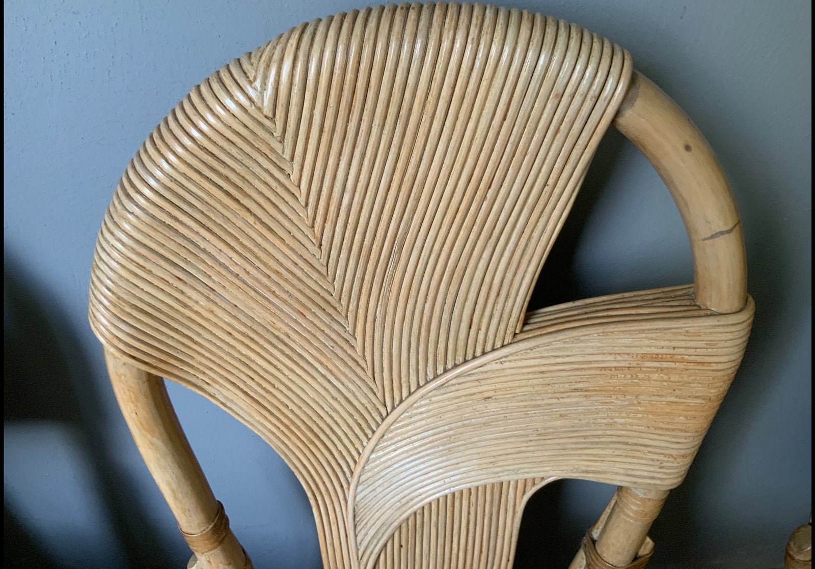Set palm leaf stoelen, Huis en Inrichting, Woonaccessoires | Wanddecoraties, Ophalen, Gebruikt, Natuurlijk materiaal