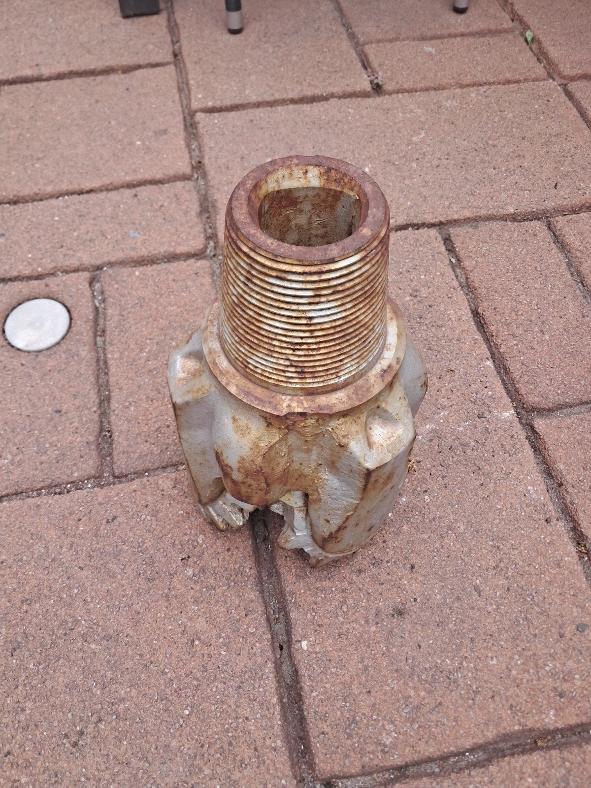 Unieke Stalen Olie-Boorkop / Decoratief Of Verzamelobject??, Ophalen, Gebruikt