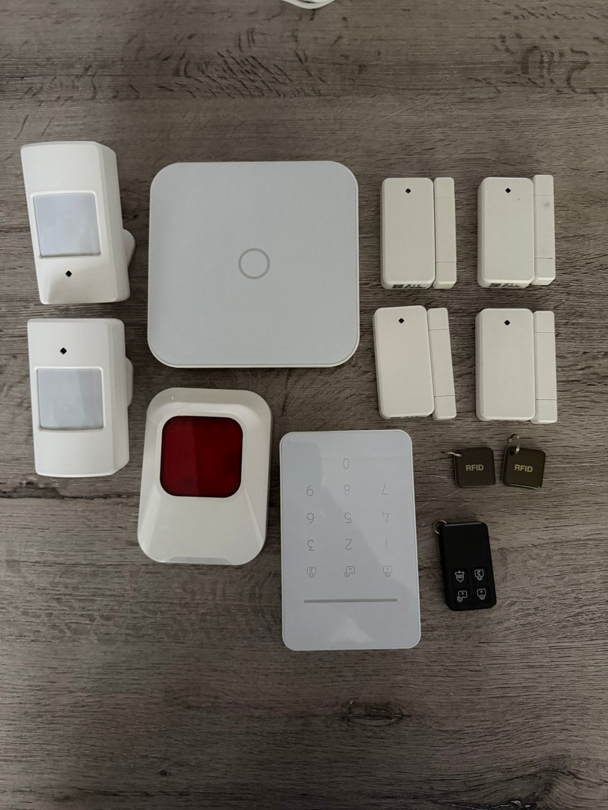 Elro alarm systeem as90s, Ophalen, Zo goed als nieuw, Compleet systeem, Afstandsbediening