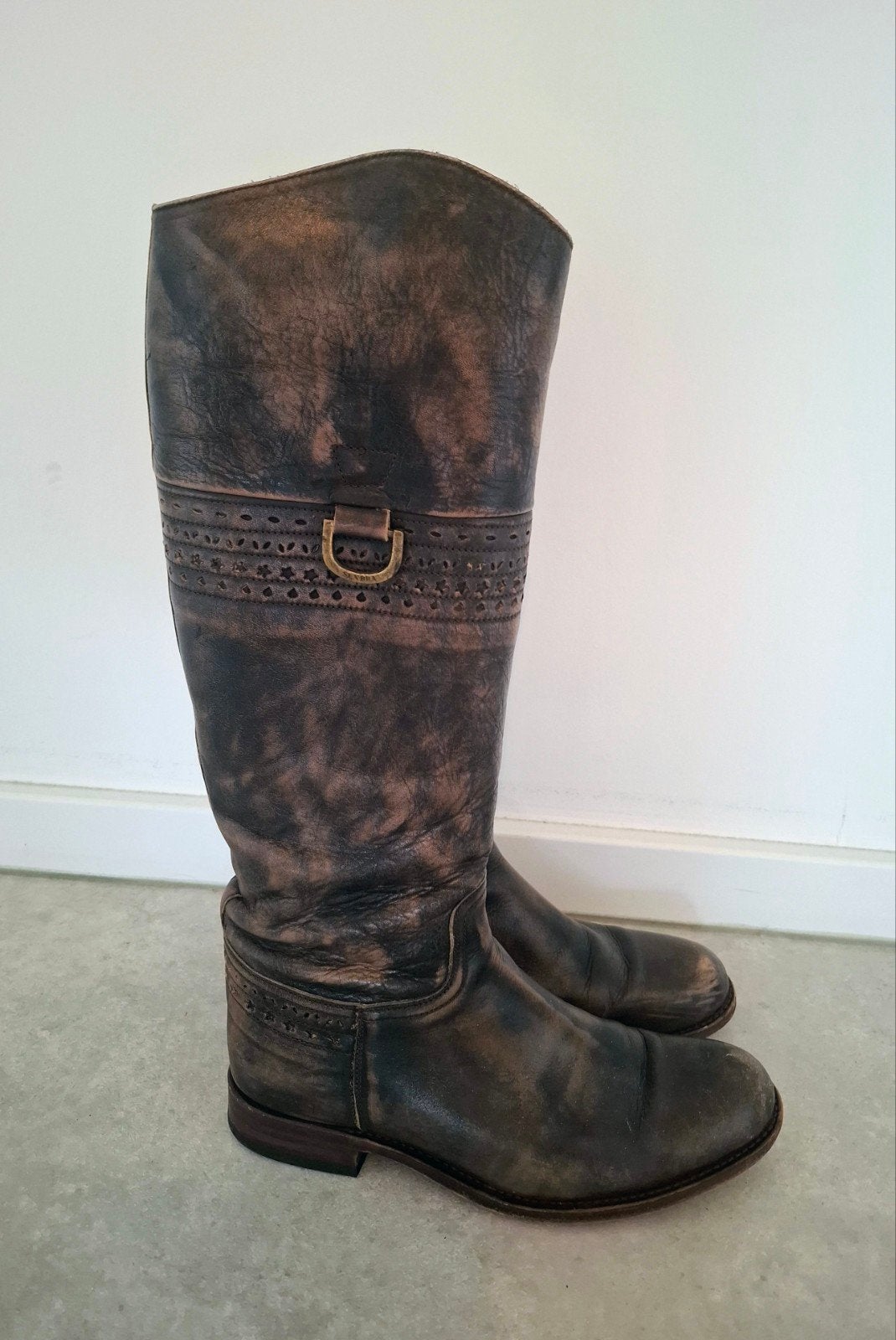 SENDRA laarzen bruin, Dieren en Toebehoren, Ophalen of Verzenden, Zo goed als nieuw, Dressuur, Schoeisel