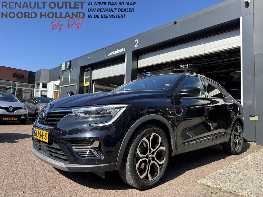 Renault Arkana 1.6 E-Tech hybrid 145 Techno+Pack Solid!, Arkana, Gebruikt, Euro 6, Leder en Stof