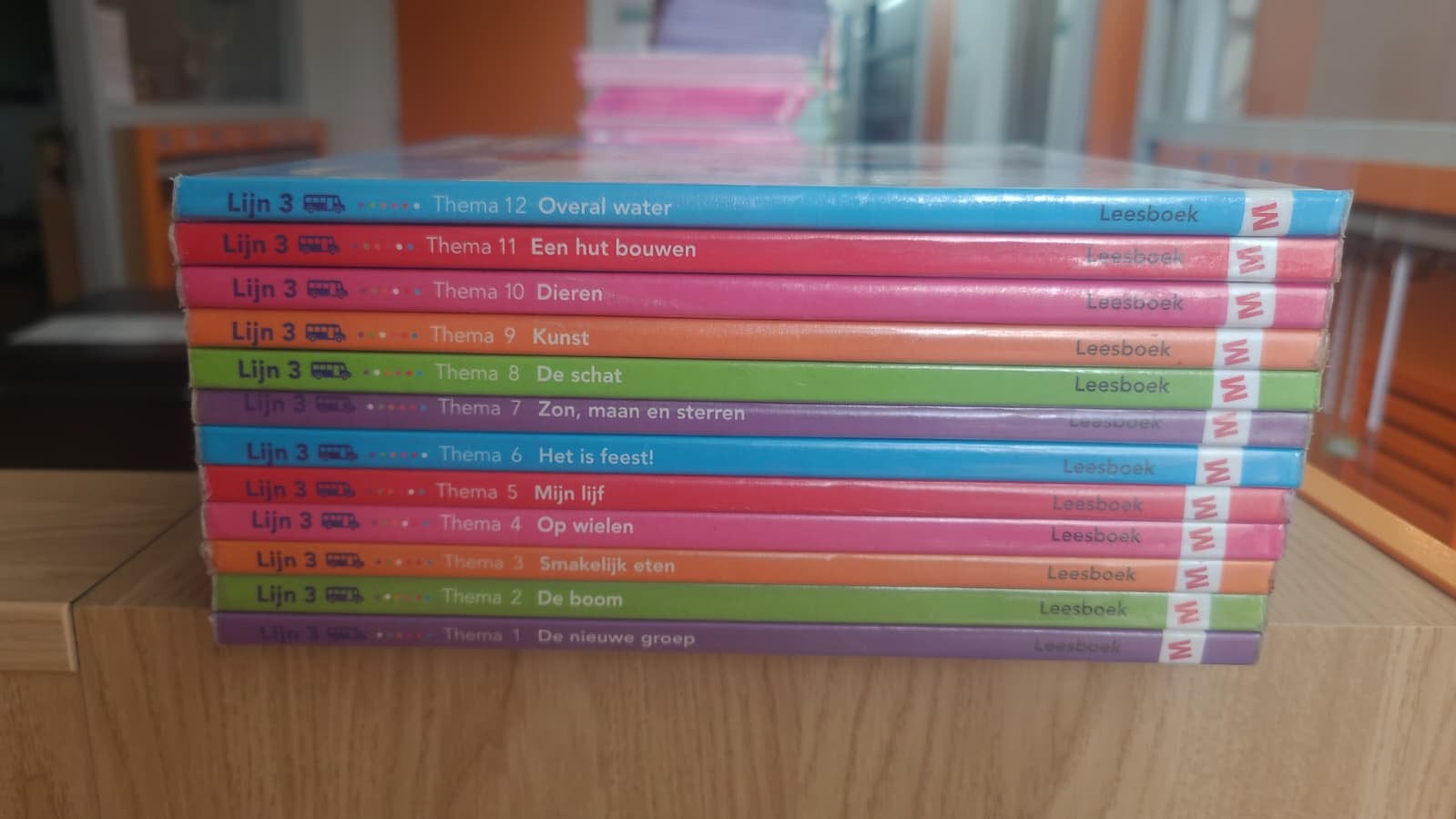 Lijn 3 themaboeken 1-12 set, 5 of 6 jaar, Fictie algemeen, Jongen of Meisje, Ophalen of Verzenden