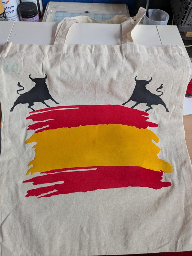 Een tas met lange hengsel vlag Spanje, Ophalen of Verzenden, Overige merken
