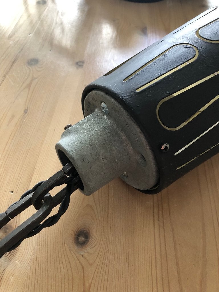 H A N G L A M P  Keeclamp, Ophalen of Verzenden, Gebruikt, Metaal, E27 (groot)