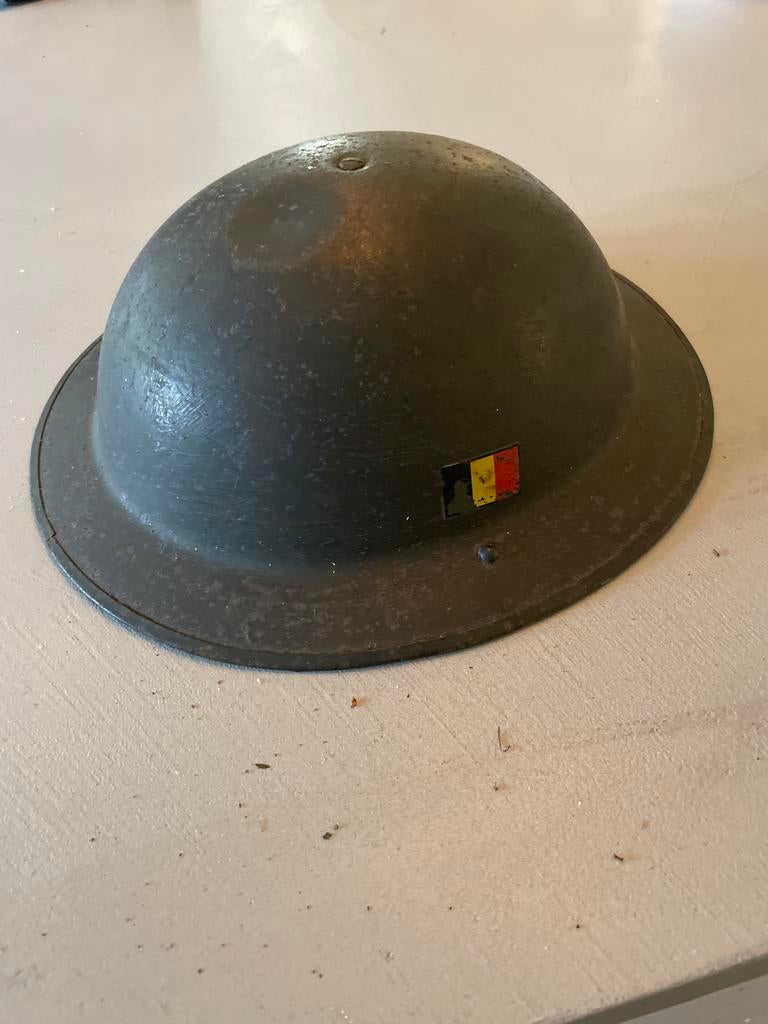 Belgische leger helm, Verzamelen, Militaria | Algemeen, Ophalen, Landmacht, Overige gebieden, Helm of Baret