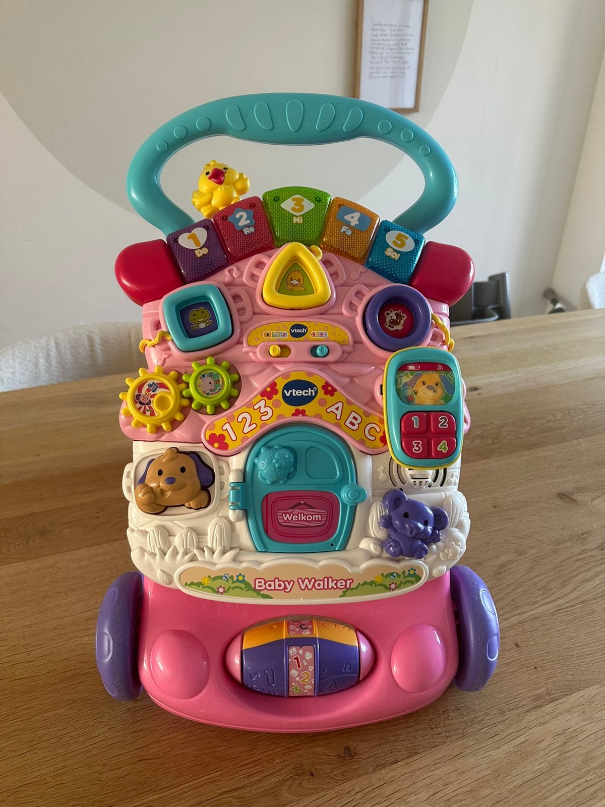Loopwagen vtech, Kinderen en Baby's, Speelgoed | Vtech, Ophalen of Verzenden, Zo goed als nieuw, 6 maanden tot 2 jaar