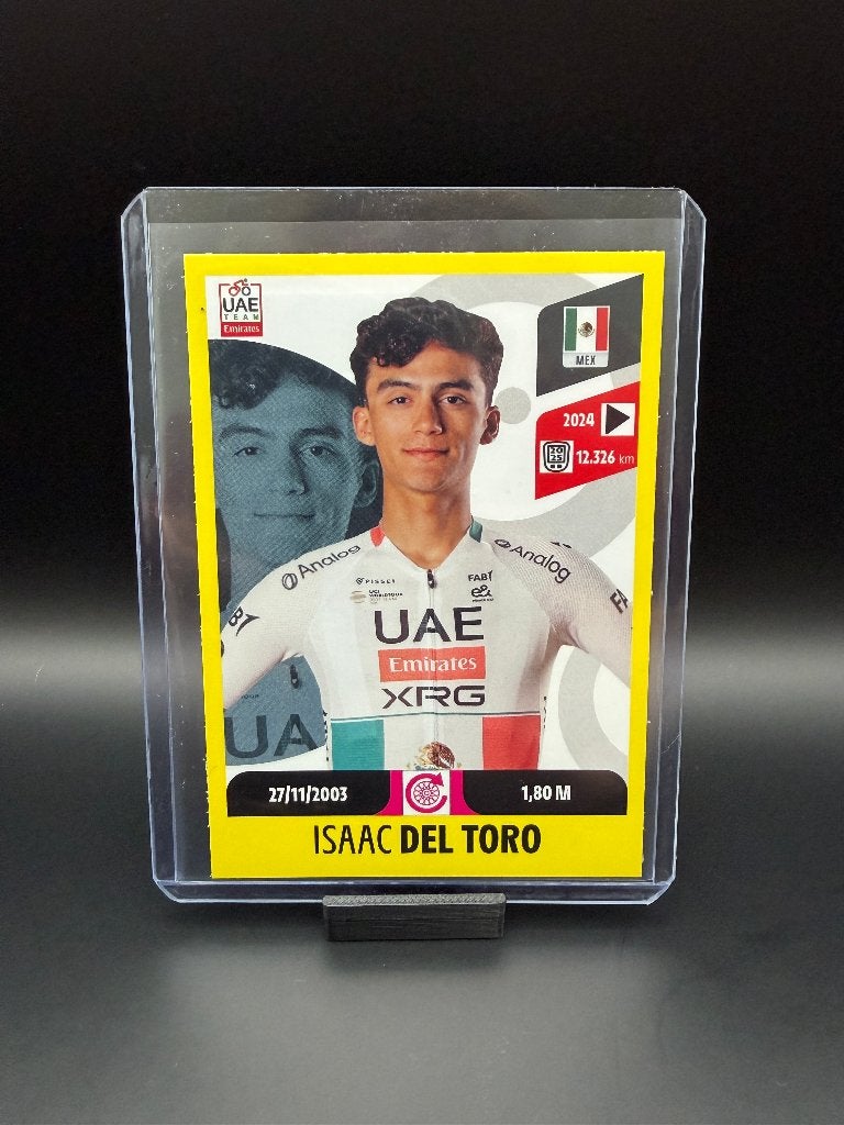 Isaac Del Toro Panini Tour de France 2026 Sticker UAE, Verzenden, Zo goed als nieuw, Overige sporten, Poster, Plaatje of Sticker