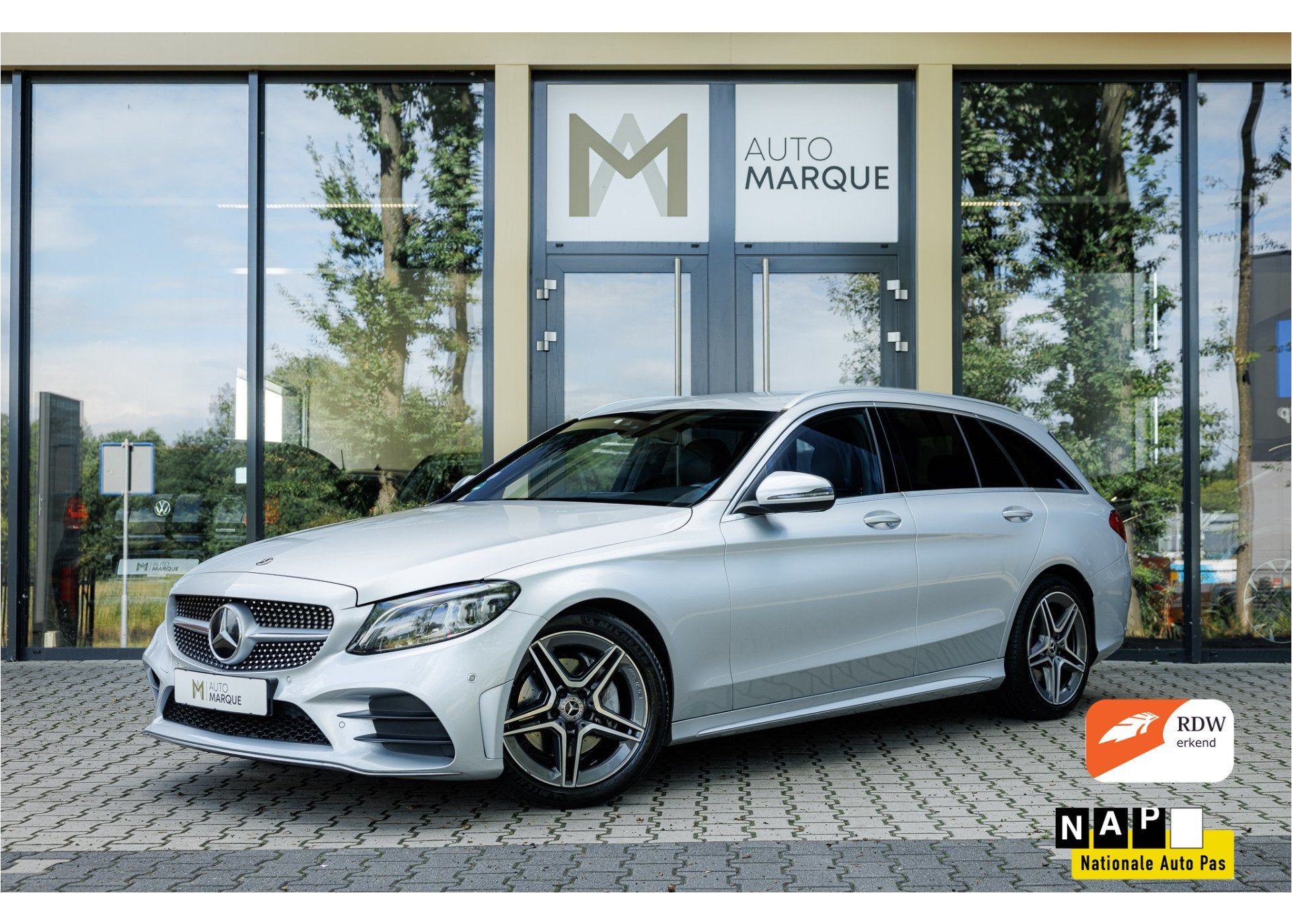 Mercedes-Benz C-Klasse Estate 180 Aut. 157PK | Business Solu, Auto's, Automaat, Met garantie (alle), Origineel Nederlands, Automatische klimaatregeling