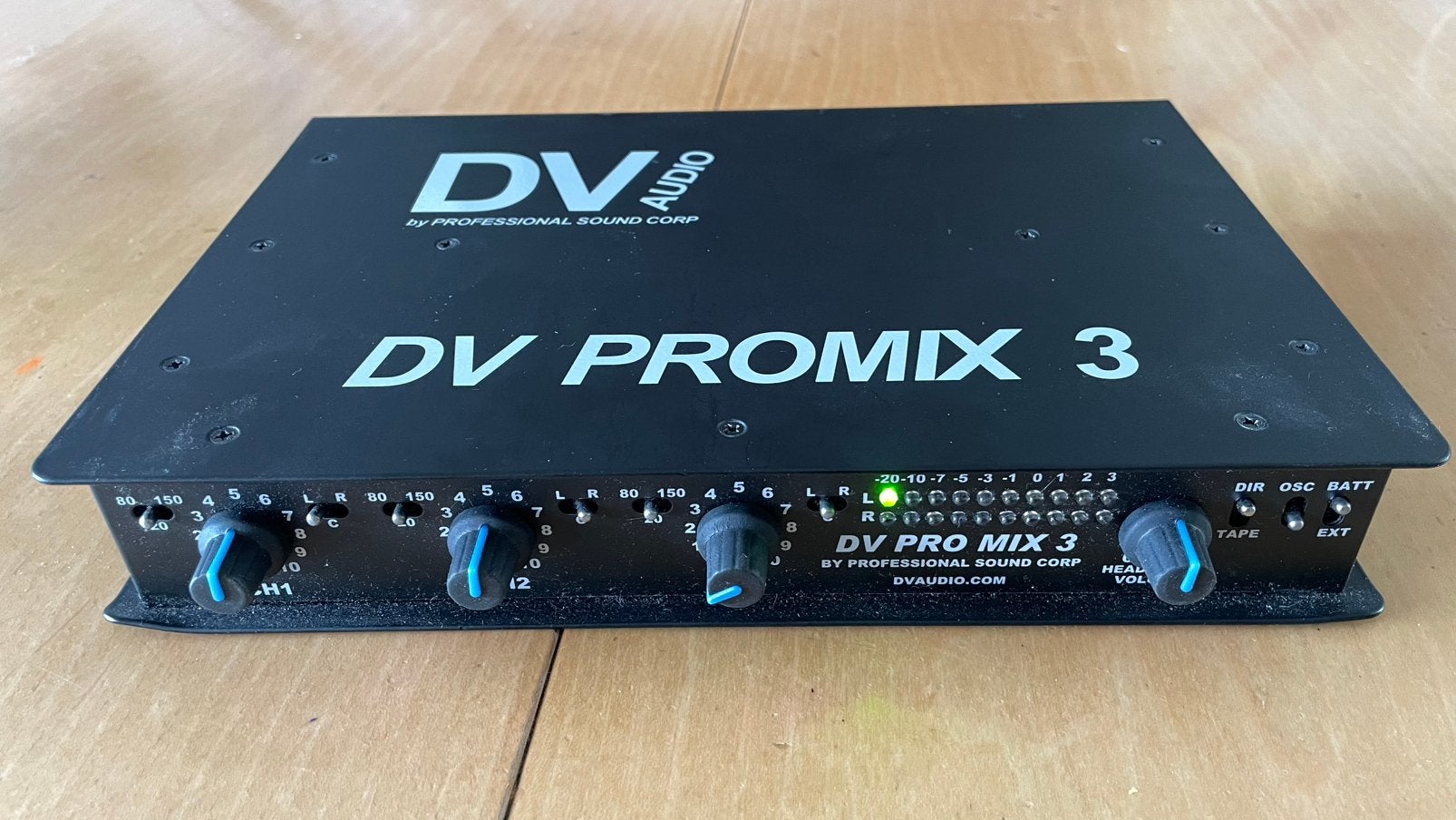 DV Promix 3 audiomixer met draagtas, XLR multikabel, oplader, Overige merken, Overige typen, Ophalen, Gebruikt