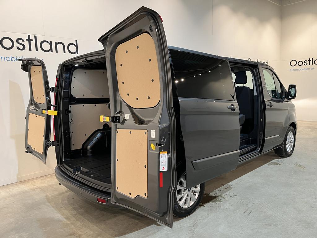 Ford Transit Custom 2.0 TDCI L2H1 Limited 130 PK DC 6 pers /, Voorwielaandrijving, 4 cilinders, Met garantie (alle), Origineel Nederlands