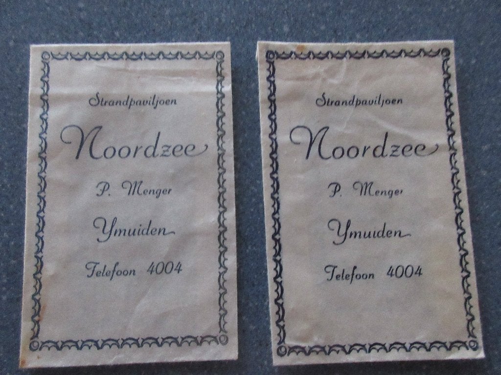 2 x IJmuiden, strandpaviljoen Noordzee, Verzenden, Nederland