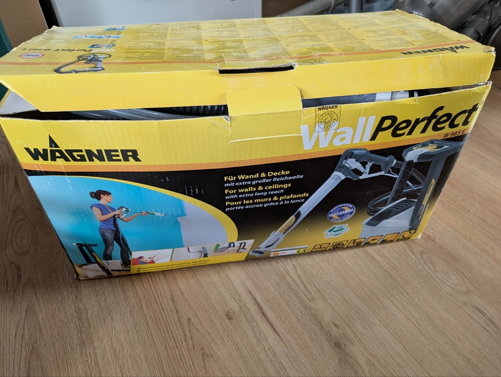 Wagner WallPerfect W985E verfspuit - voor reserve onderdelen, Doe-het-zelf en Verbouw, Ophalen of Verzenden, Verfspuit of Verfpomp