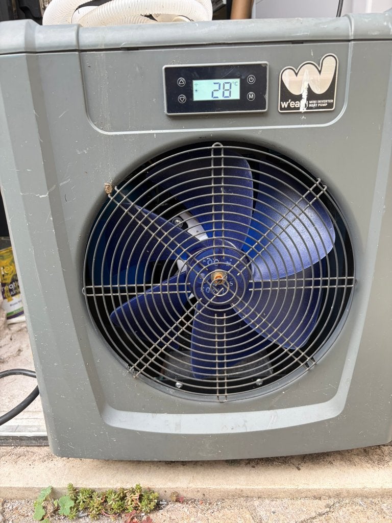 Zwembad warmtepomp W'eau WMIP-003 | Zuinig & stil | Wifi, Ophalen, Gebruikt, Verwarming