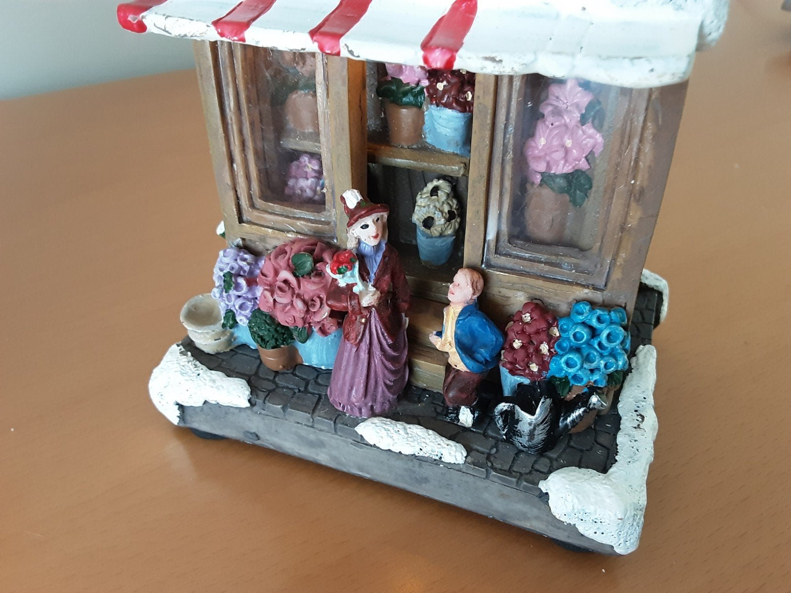 Typisch Hollands de Bloemenstal kersthuisje kerstdorp, Ophalen of Verzenden
