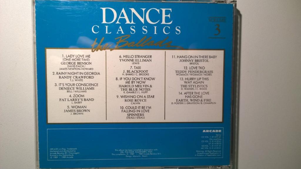 Dance Classics The Ballads Volume 3, Ophalen of Verzenden, Zo goed als nieuw