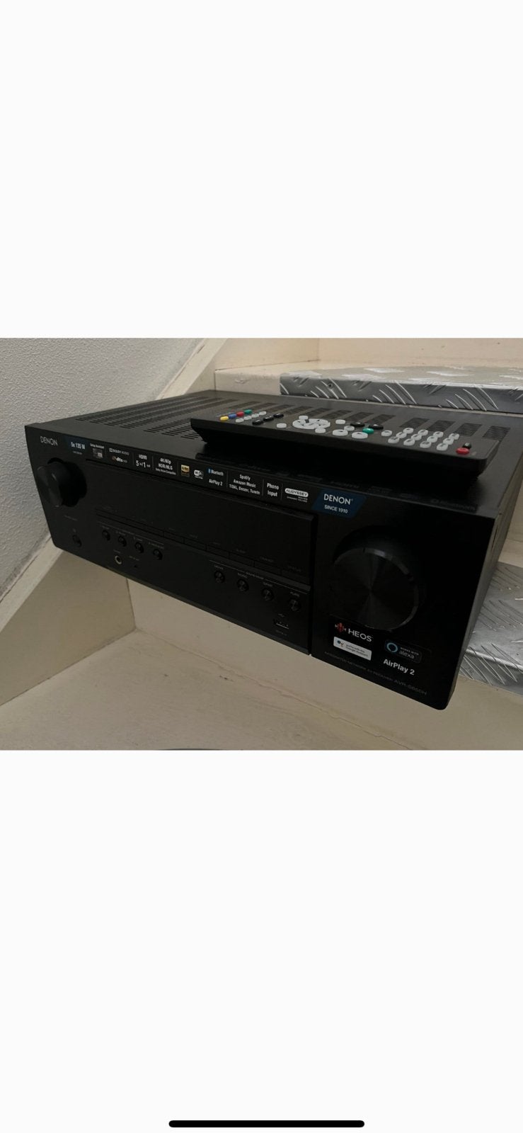 Denon AVR-S650H versterker / receiver 5.2 / afstandbediening, Ophalen of Verzenden, Zo goed als nieuw, 120 watt of meer, Denon