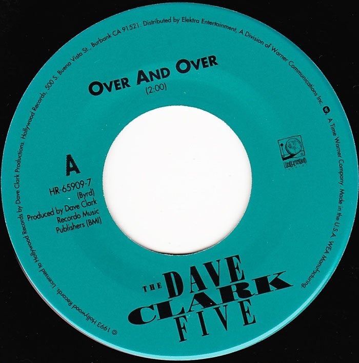 The Dave Clark Five - Over And Over 7", Cd's en Dvd's, Ophalen of Verzenden, Zo goed als nieuw, 7 inch, Pop