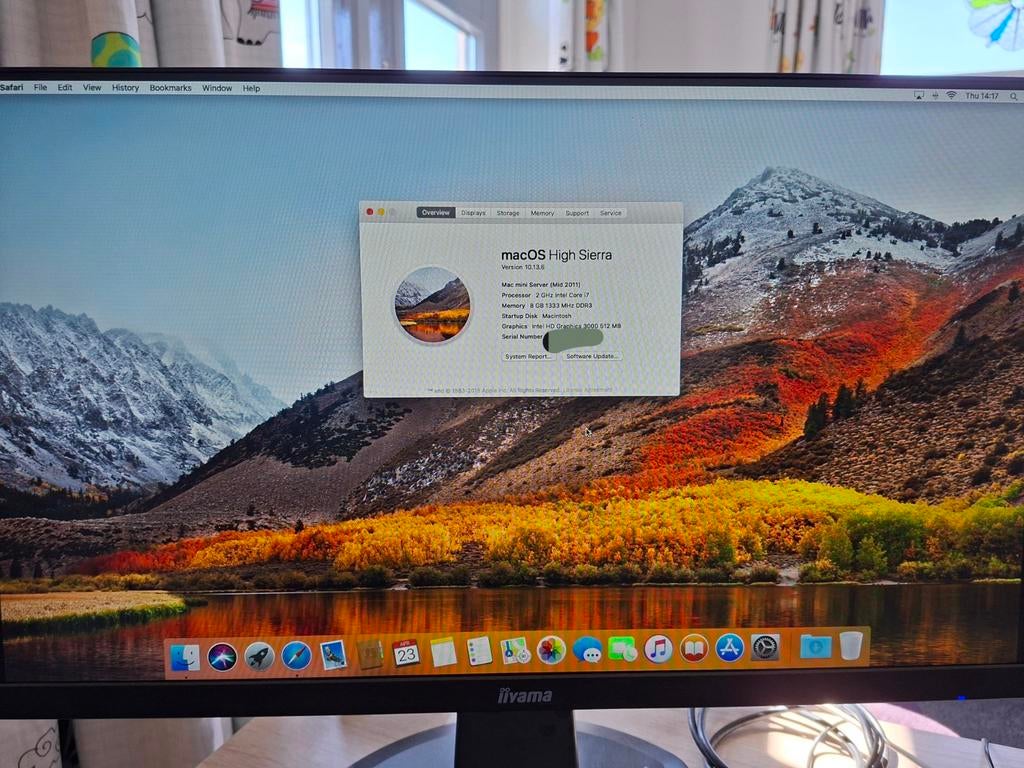 MAC Mini 2011 I7 8GB 2x 120GB SSD, Computers en Software, Apple Desktops, 2 tot 3 Ghz, Ophalen of Verzenden, Mac Mini, Gebruikt