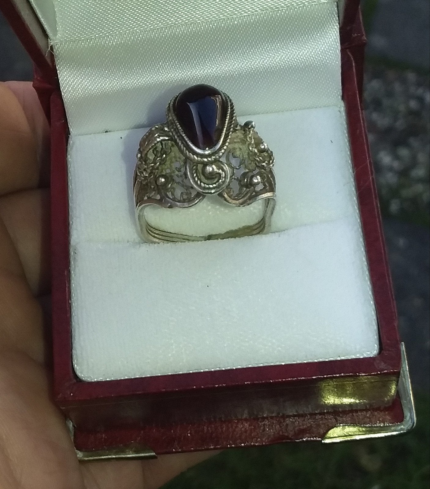 Geërfd. Antieke ring., Ophalen of Verzenden, Zilver