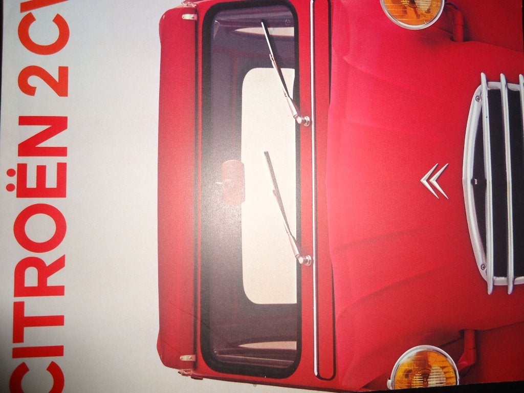 auto folders Citroen 2CV-Dyane, Verzenden, Zo goed als nieuw, Citroën