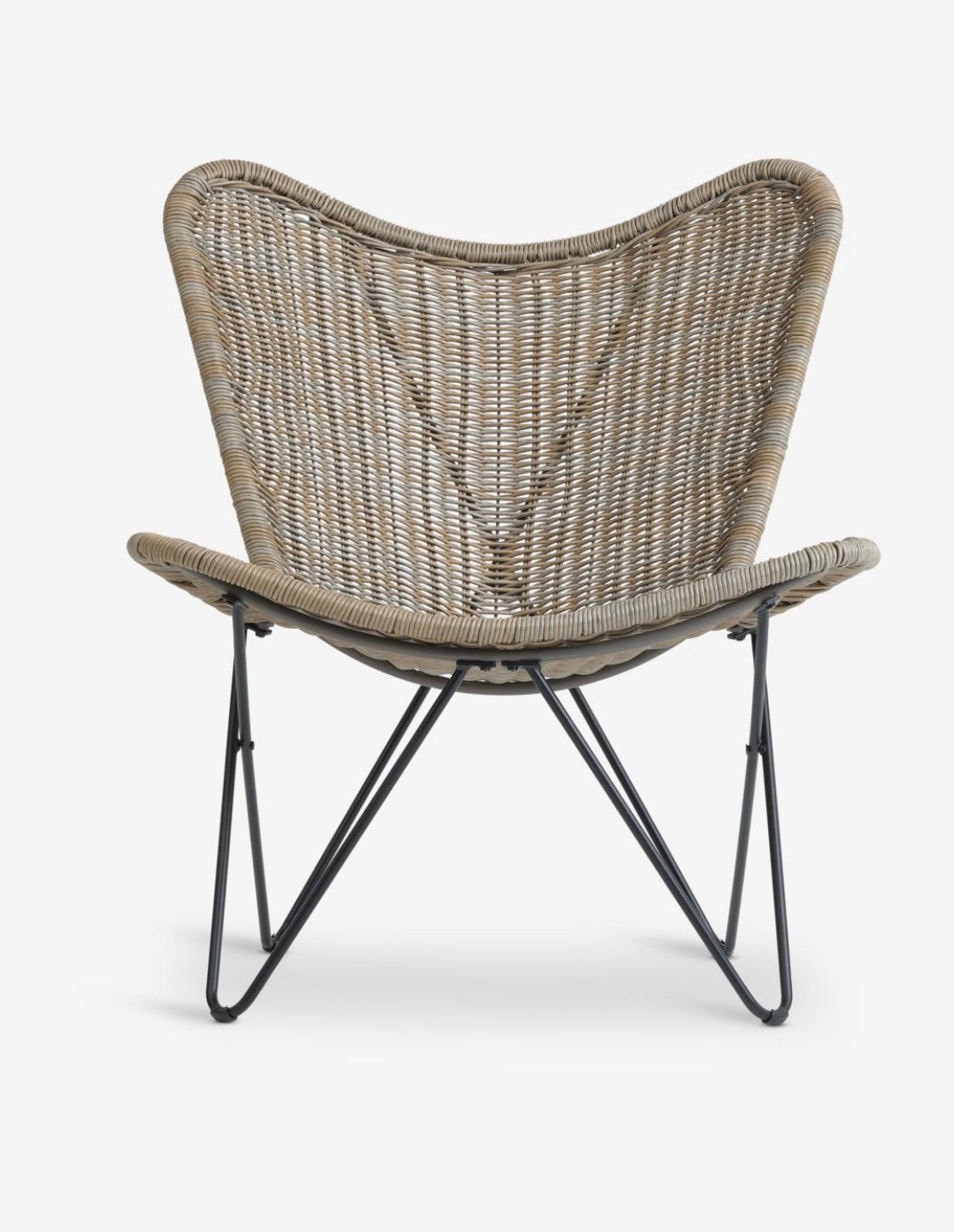 Vlinderstoel, Tuin en Terras, Tuinstoelen, Ophalen, Zo goed als nieuw, Wicker