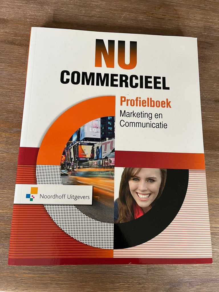 Schoolboek: NU Commercieel Profielboek, Overige vakken, Ophalen of Verzenden, Zo goed als nieuw, Noordhoff Uitgevers