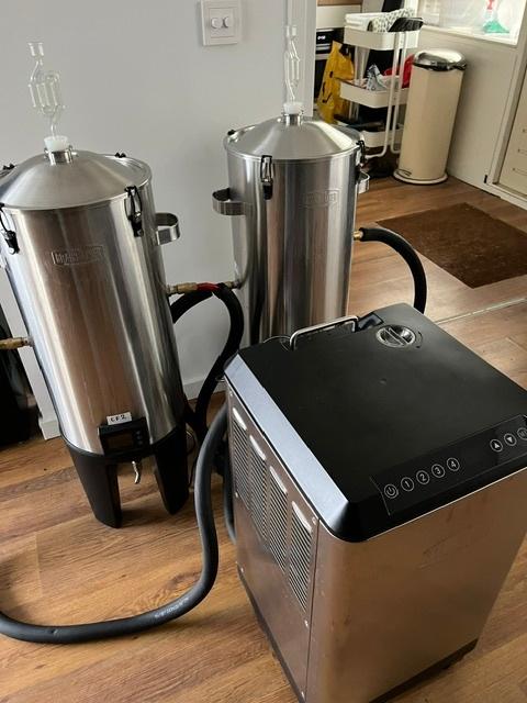 Grainfather vergistingsinstallatie 2stGF30 en koeling GC4, Ophalen, Zo goed als nieuw