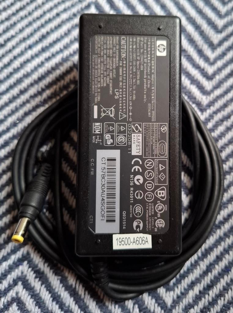 HP Laptop 65W adapter/lader (origineel HP), Ophalen of Verzenden, Zo goed als nieuw, Hewlett Packard HP