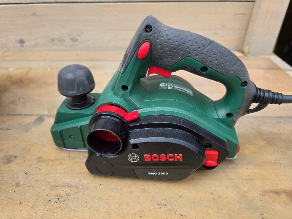 Bosch PHO2000 schaafmachine 680 Watt, Doe-het-zelf en Verbouw, Schaafmachines, Gebruikt, Elektrisch, Ophalen of Verzenden