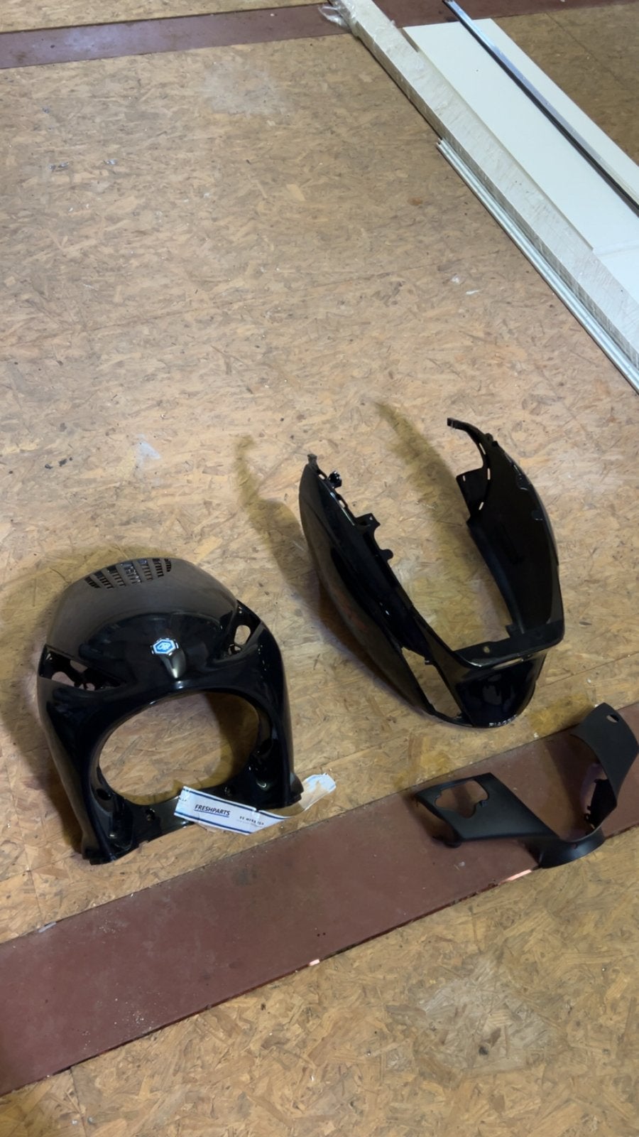 Piaggio Zip Kappen Set Glans Zwart ongebruikt, Ophalen of Verzenden, Gebruikt, Kap, Piaggio
