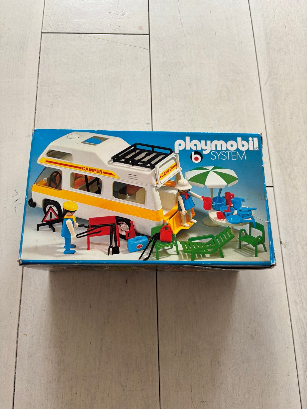 Vintage playmobil system Camper, Ophalen of Verzenden, Gebruikt