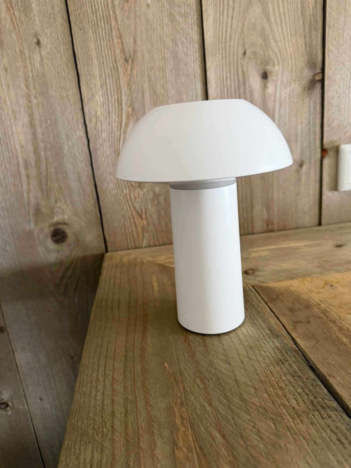 Tafellamp led design Wit NIEUW, Ophalen of Verzenden, Zo goed als nieuw, Hout