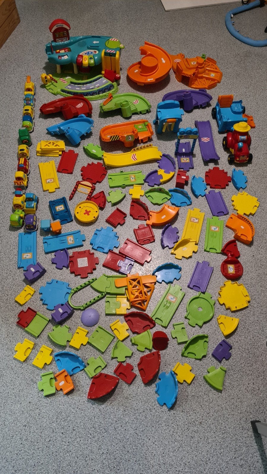 Grote partij Vtech auto speelgoed, Ophalen of Verzenden, Gebruikt, 2 tot 4 jaar